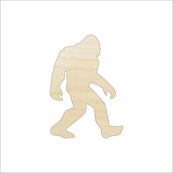 Bigfoot - Laser Cut Out Unfinished Wood Craft Shape MYTH26 Bigfoot - Laser Cut Out Unfinished Wood Craft Shape MYTH26