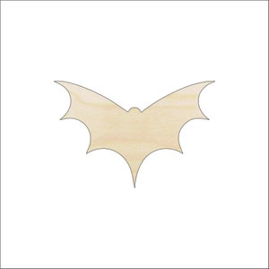 Flying Bat - Wood Craft Shape Laser Cut Out & Unfinished DIY Craft Supply  BAT15