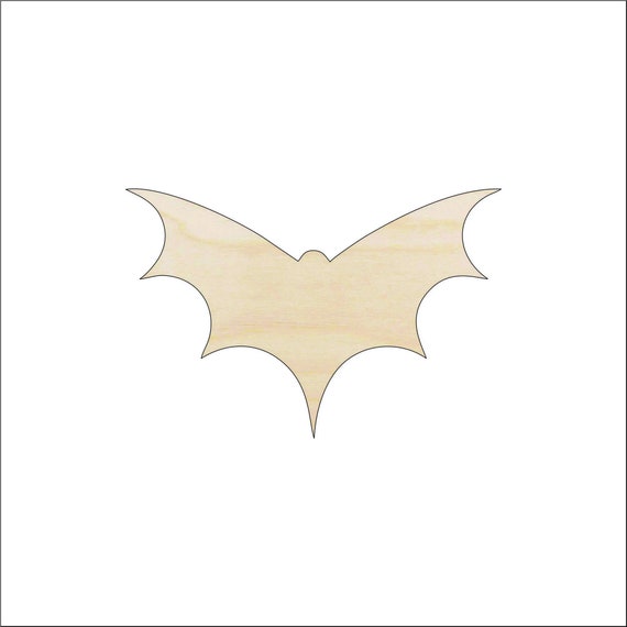 Bat - Laser Cut Out Unfinished Wood Craft Shape BAT15 Bat - Laser Cut Out Unfinished Wood Craft Shape BAT15