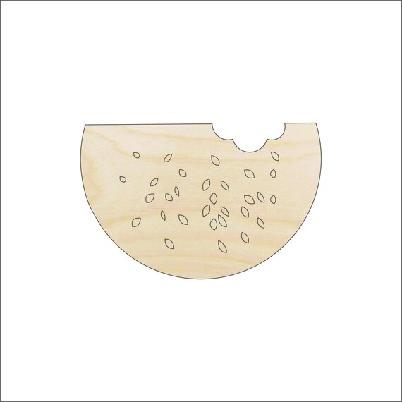 Food Watermelon - Laser Cut Out Unfinished Wood Craft Shape FOD192 Food Watermelon - Laser Cut Out Unfinished Wood Craft Shape FOD192
