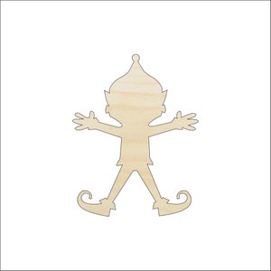 Gnome Elf - Laser Cut Out Unfinished Wood Craft Shape XMS78 Gnome Elf - Laser Cut Out Unfinished Wood Craft Shape XMS78
