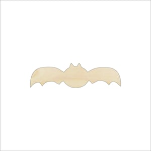 Flying Bat - Wood Craft Shape Laser Cut Out & Unfinished DIY Craft Supply  BAT11