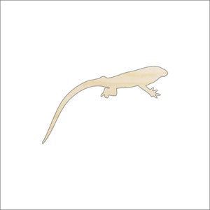 Lizard - Laser Cut Out Unfinished Wood Craft Shape REP35 Lizard - Laser Cut Out Unfinished Wood Craft Shape REP35