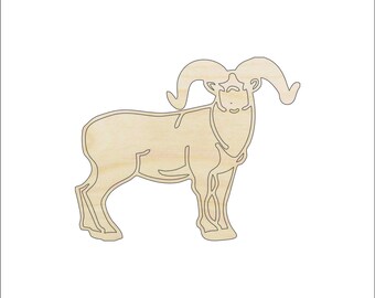 Sheep - Laser Cut Out Unfinished Wood Craft Shape SHP18 Sheep - Laser Cut Out Unfinished Wood Craft Shape SHP18