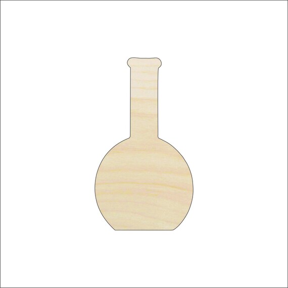 Science Beaker - Laser Cut Out Unfinished Wood Craft Shape SNC4 Science Beaker - Laser Cut Out Unfinished Wood Craft Shape SNC4