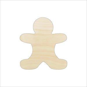 Dessert Gingerbread - Laser Cut Out Unfinished Wood Craft Shape XMS79 Dessert Gingerbread - Laser Cut Out Unfinished Wood Craft Shape XMS79