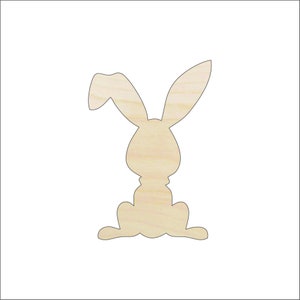 Bunny - Laser Cut Out Unfinished Wood Craft Shape BNY24 Bunny - Laser Cut Out Unfinished Wood Craft Shape BNY24