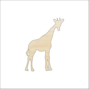 Giraffe - Laser Cut Out Unfinished Wood Craft Shape ANML4 Giraffe - Laser Cut Out Unfinished Wood Craft Shape ANML4