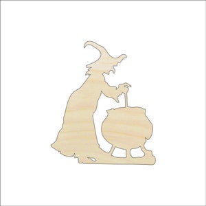 Witch - Laser Cut Out Unfinished Wood Craft Shape FAL86 Witch - Laser Cut Out Unfinished Wood Craft Shape FAL86