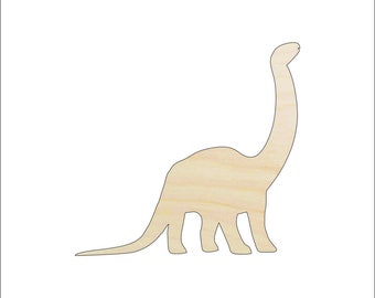 Dinosaur - Laser Cut Out Unfinished Wood Shape Craft Supply DIN13