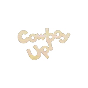 Word Cowboy - Laser Cut Out Unfinished Wood Craft Shape WRD66 Word Cowboy - Laser Cut Out Unfinished Wood Craft Shape WRD66