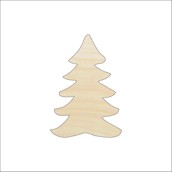 Tree - Laser Cut Out Unfinished Wood Craft Shape XMS58 Tree - Laser Cut Out Unfinished Wood Craft Shape XMS58