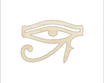 Egyptian Eye - Laser Cut Out Unfinished Wood Craft Shape WLD55 Egyptian Eye - Laser Cut Out Unfinished Wood Craft Shape WLD55