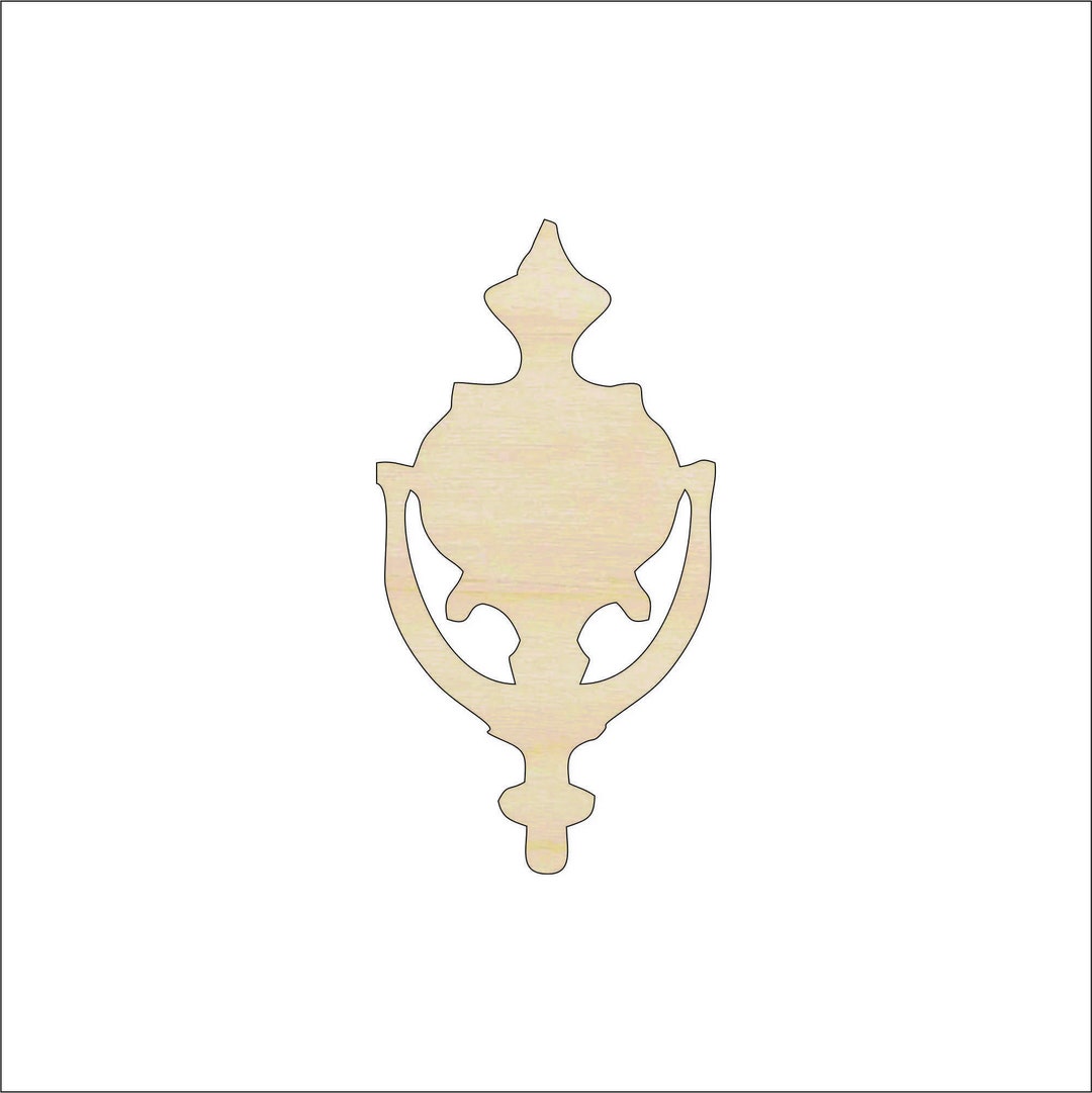 Door Knocker - Laser Cut Out Unfinished Wood Craft Shape BLD130 Door Knocker - Laser Cut Out Unfinished Wood Craft Shape BLD130