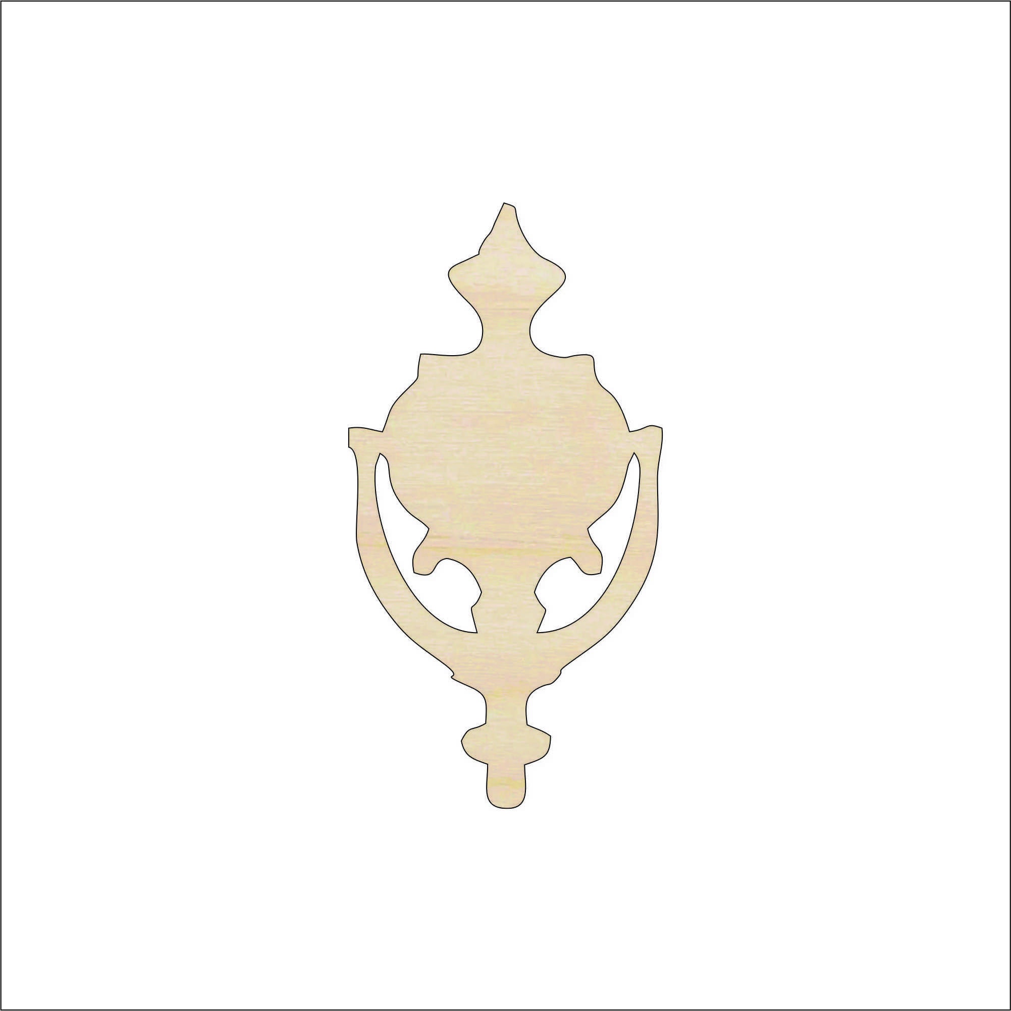 Door Knocker - Laser Cut Out Unfinished Wood Craft Shape BLD130 Door Knocker - Laser Cut Out Unfinished Wood Craft Shape BLD130