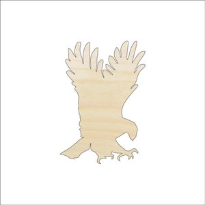 Bird Eagle - Laser Cut Out Unfinished Wood Craft Shape BRD119 Bird Eagle - Laser Cut Out Unfinished Wood Craft Shape BRD119
