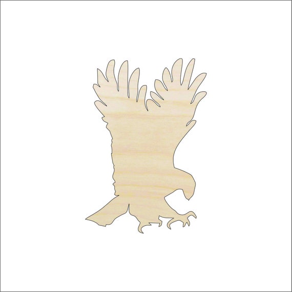 Bird Eagle - Laser Cut Out Unfinished Wood Craft Shape BRD119 Bird Eagle - Laser Cut Out Unfinished Wood Craft Shape BRD119