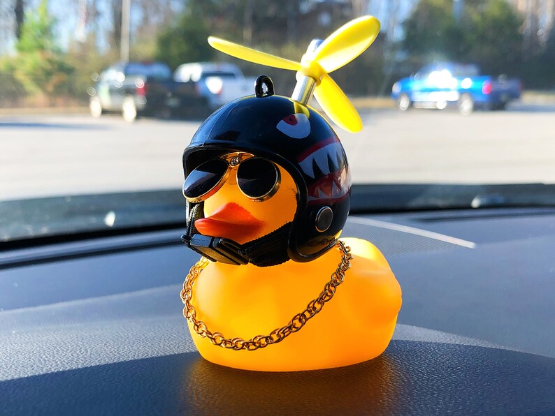 8ball Rubber Duck Car Dashboard Decor Cute Car Accessories Etsy