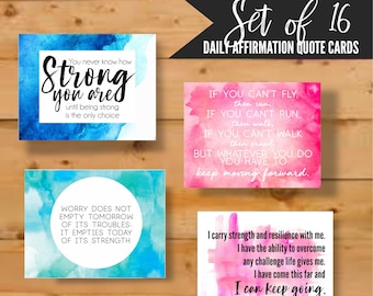 QUOTES postcard set of 20 Made in USA. Post card variety pack with famous quote postcards