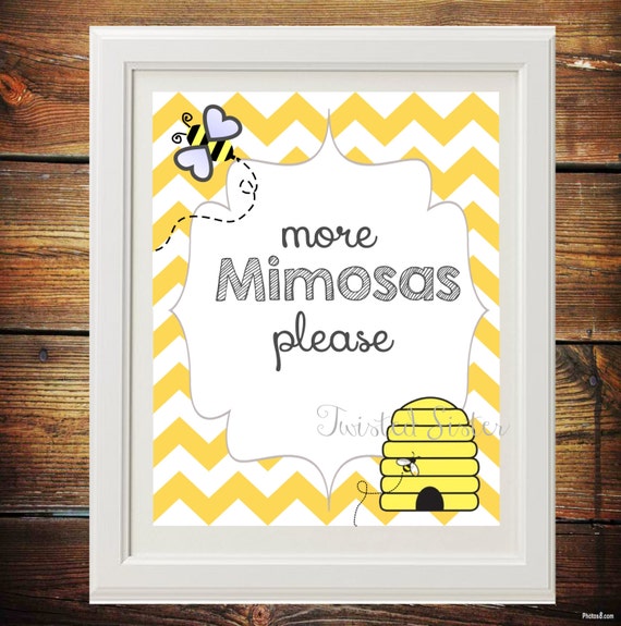 What Will It BEE Baby Shower Decor, Mimosa Bar, Baby Shower Mimosa Bar, Bumblebee baby shower decor, What will it BEE Baby Shower Decoration Il_570xn
