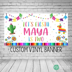 Fiesta Birthday Banner, Mexican Party Decoration, Retirement Fiesta, Personalized Fiesta Birthday Banner, Fiesta Decor, Let&#39;s Fiesta Sign