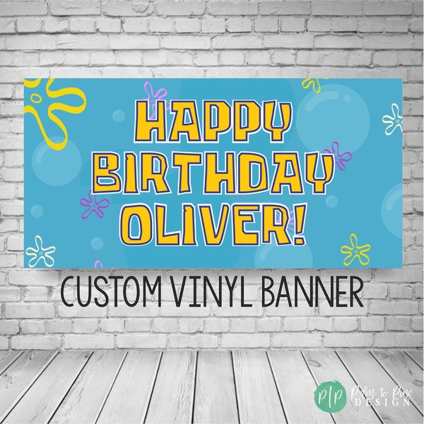 Happy birthday banner personalized, Birthday Banner for yard, Custom birthday banner, yard banner, birthday yard decorations, 25 Years Later