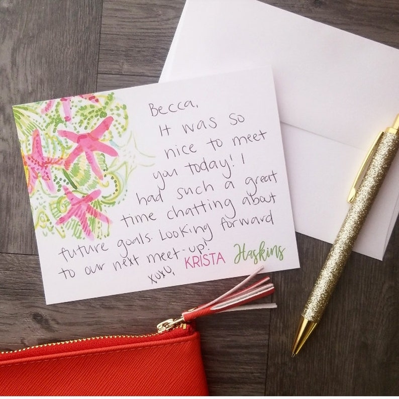 Personalized Stationary Stationary Cards Teacher Gift Etsy