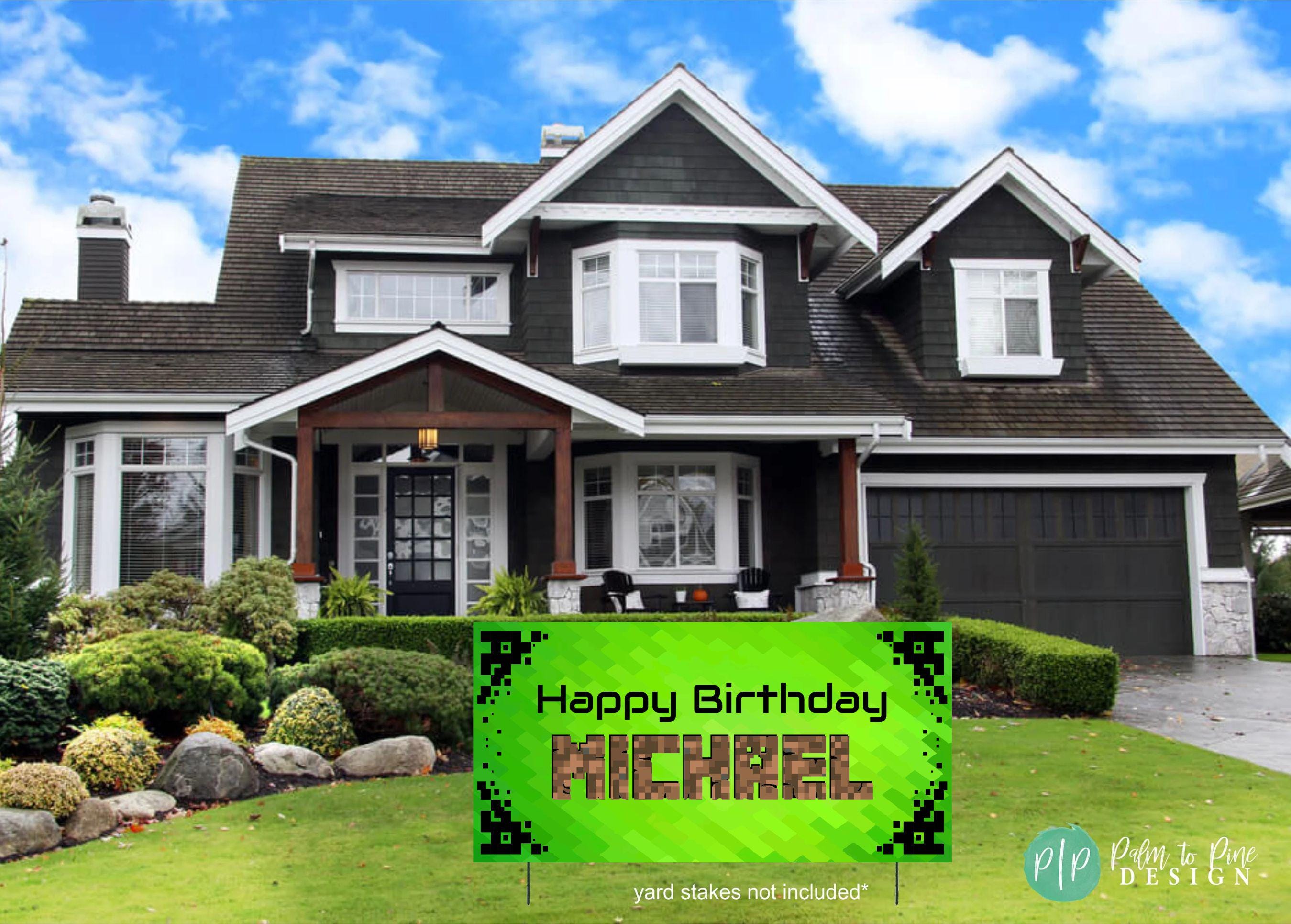 Pixel Adventure Banner with Grommets