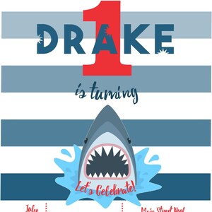 Shark birthday invitation, shark party invitations, Shark Invite, shark birthday, Shark Pool Party, jaws birthday, jaws party, shark party image 8