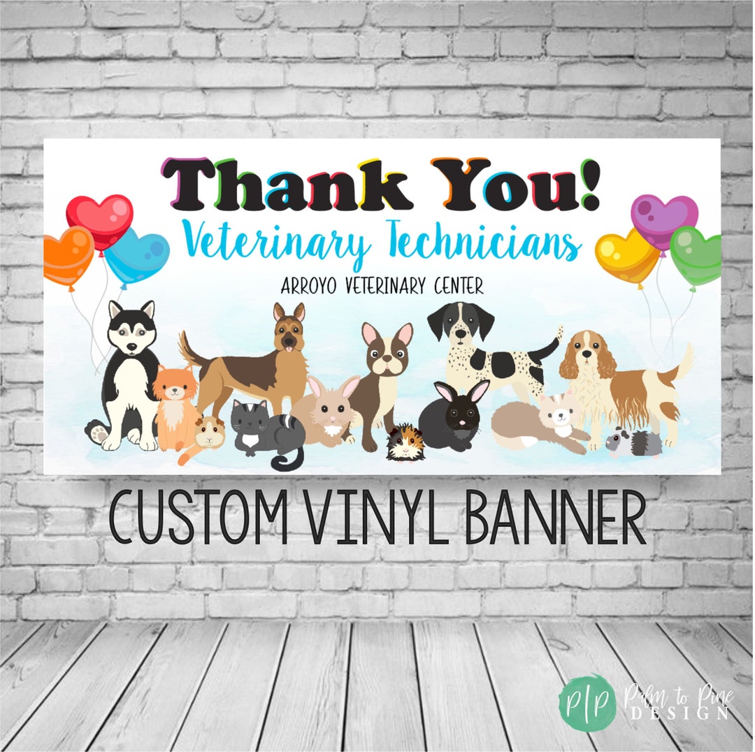 Veterinary Appreciation Week, Veterinary Tech Appreciation Banner