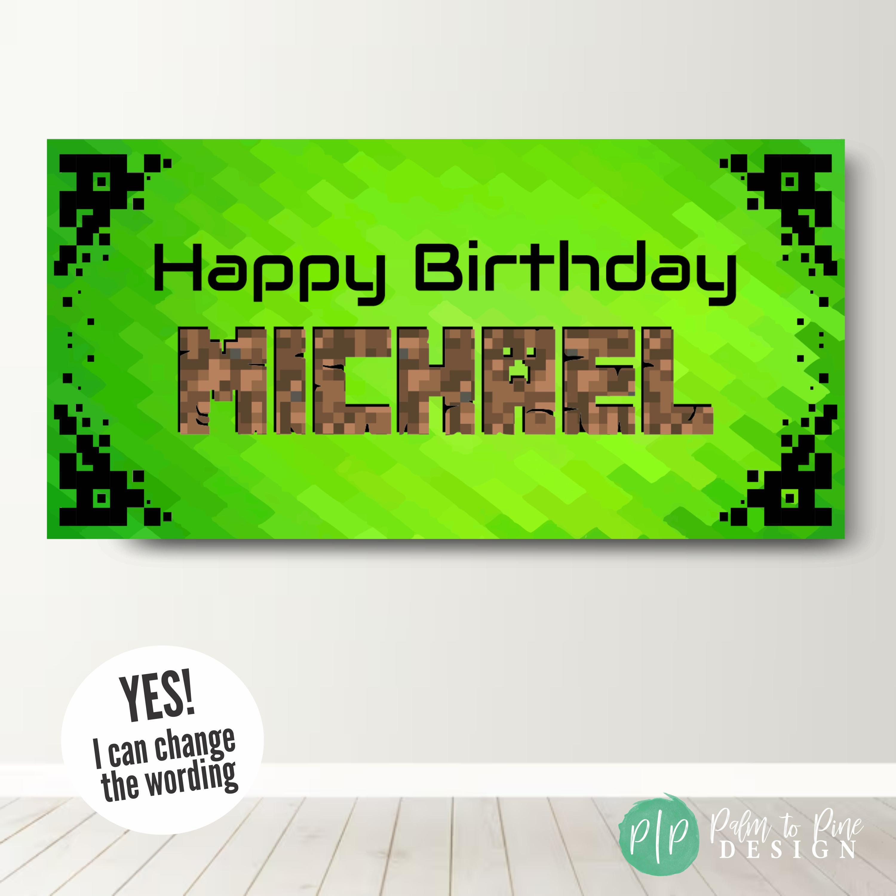 Pixel Adventure Banner with Grommets