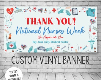 National Nurses Week Appreciation Banner, Administrative Professional Sign, Nurses Week Decor, Nurse Appreciation Sign, Medical Appreciation