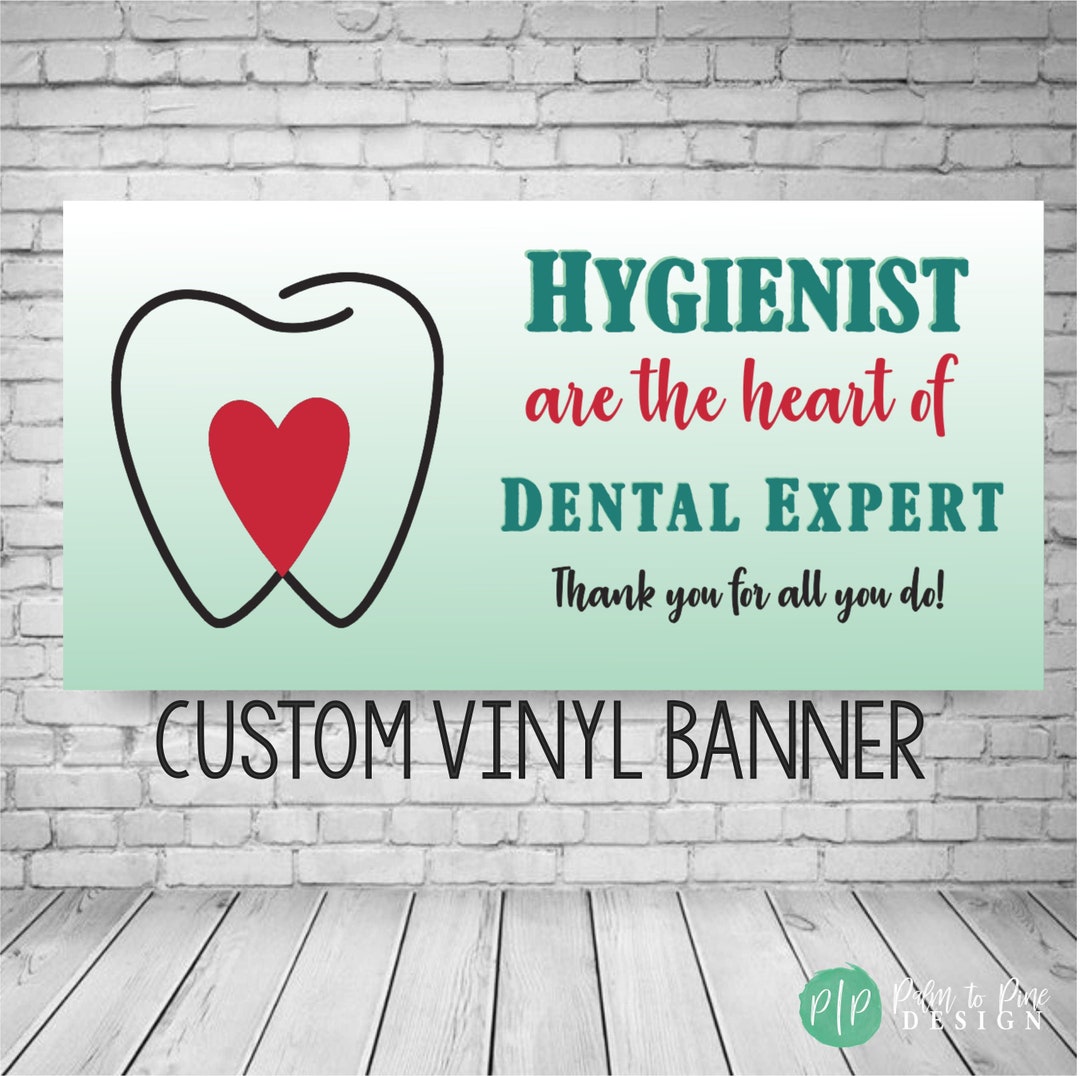 Dental Hygiene Month Appreciation Sign, Dental Staff Appreciation Banner, Dental Appreciation