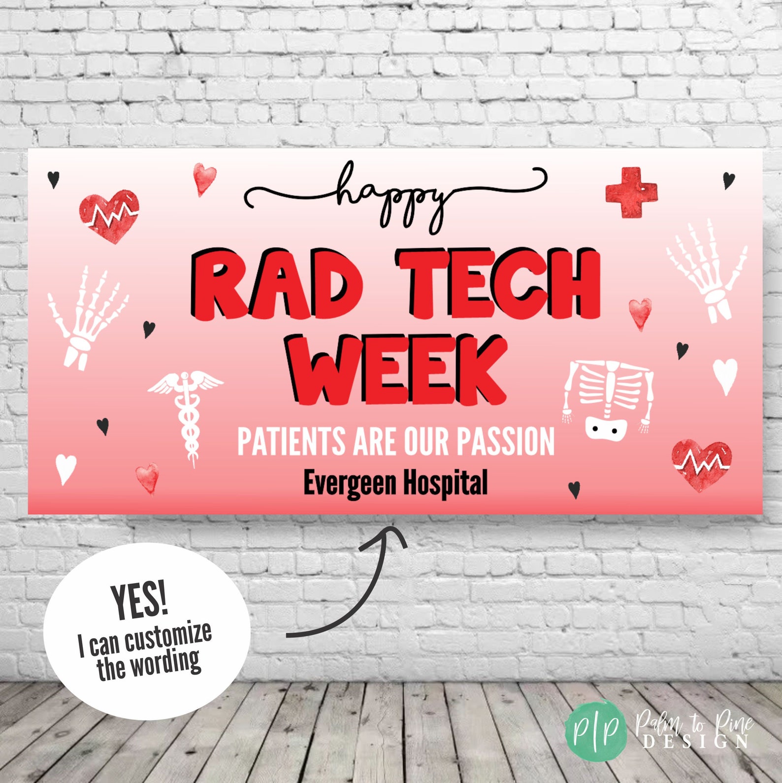Radiology Tech Week Banner, RAD Tech Week Sign, Radiology Technology ...