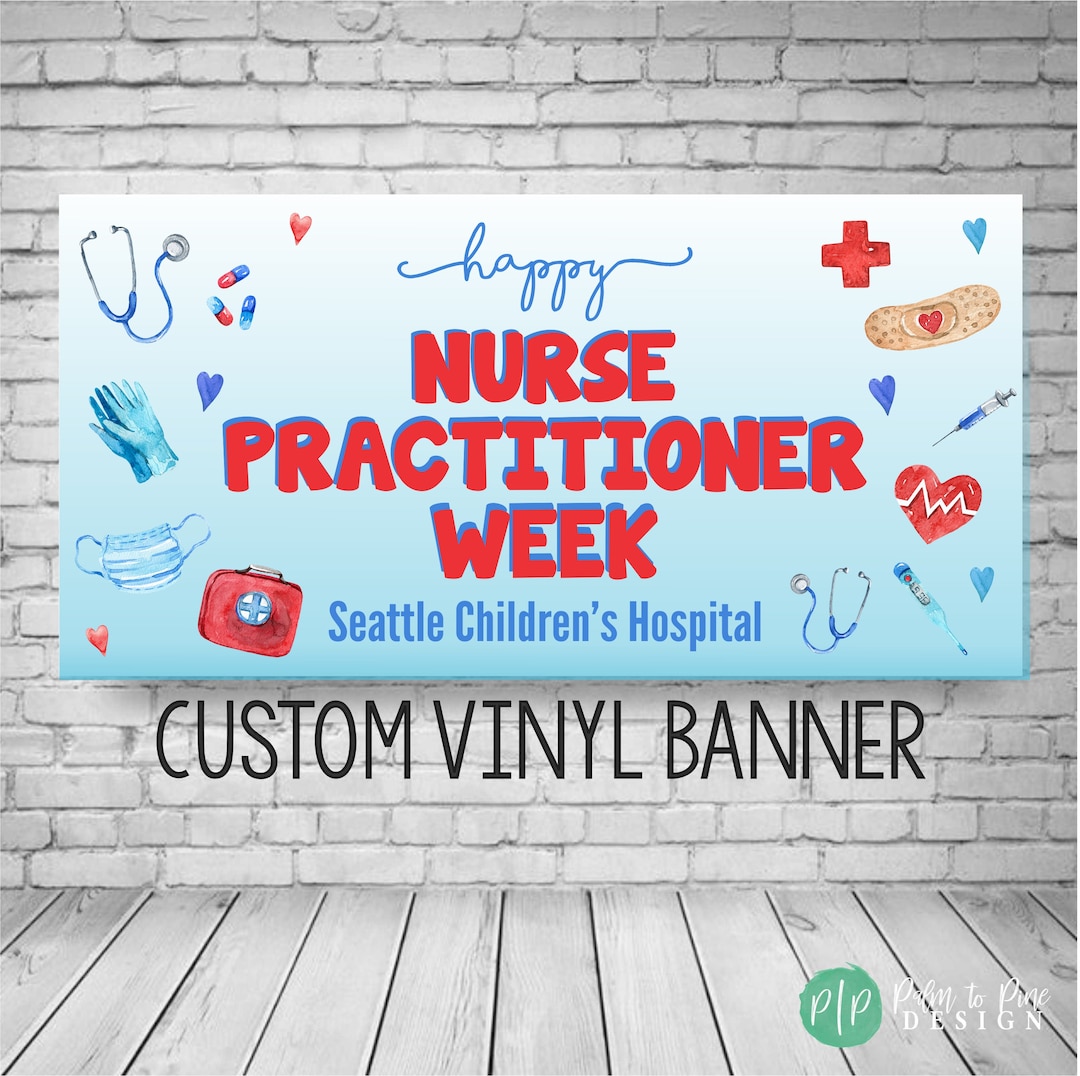 Nurse Practitioner Appreciation Banner Nurses Week Decor Etsy