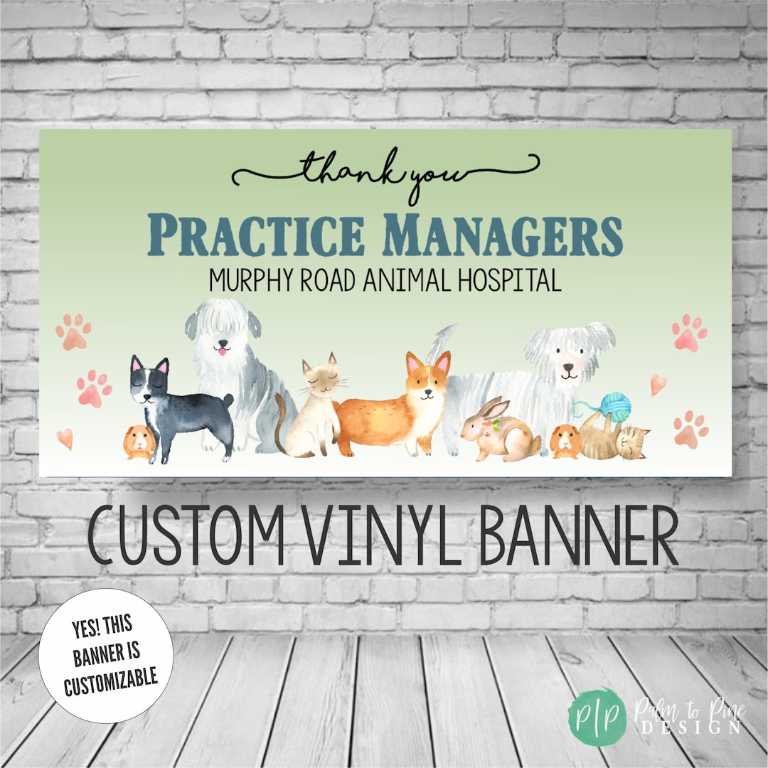 Veterinary Appreciation Week Decor, Veterinary Appreciation Day Banner, Thank You Veterinarian