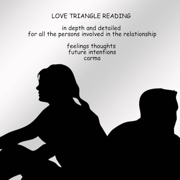 Love Triangle, Same Day Reading, Tarot Reading, Love Psychic Reading, In Depth Reading, Fast Reading