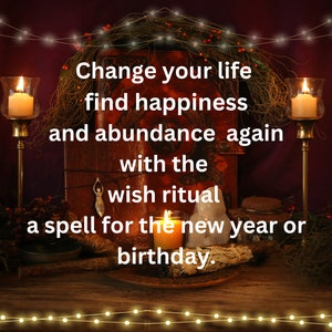 Wish spell, wish ritual, Ritual for new year, Birthday wish spell