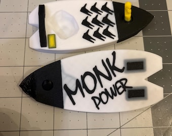 ¿Hoverboard? ¡Oro, plata y blanco/negro (no incluye gorila) para figuras de Gorilla Tag! Regalo para videojugadores. ¡Solo caben los monjes que hago!