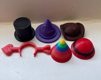 Extra HAT Cosmetics, Hats Only (no Gorilla Included) for Gorilla