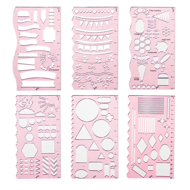 Sorting Bulet Planner Journal Stencil - Etsy