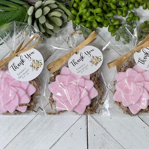 Succulent Soap Favors, wedding favors, Bridal Shower Favors, Baby Shower favors, succulent soaps,bridal soap favors