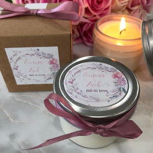 25 Candle Wedding Favors| Wedding Favors| Soy Candle Favors| Eco Candle Favors
