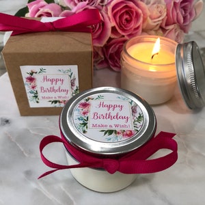 25 Candle Wedding Favors| Wedding Favors| Soy Candle Favors| Eco Candle Favors