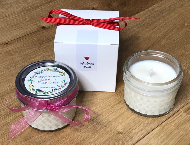 Candle Holiday Favors Holiday Favors Holiday Wedding Candle Etsy