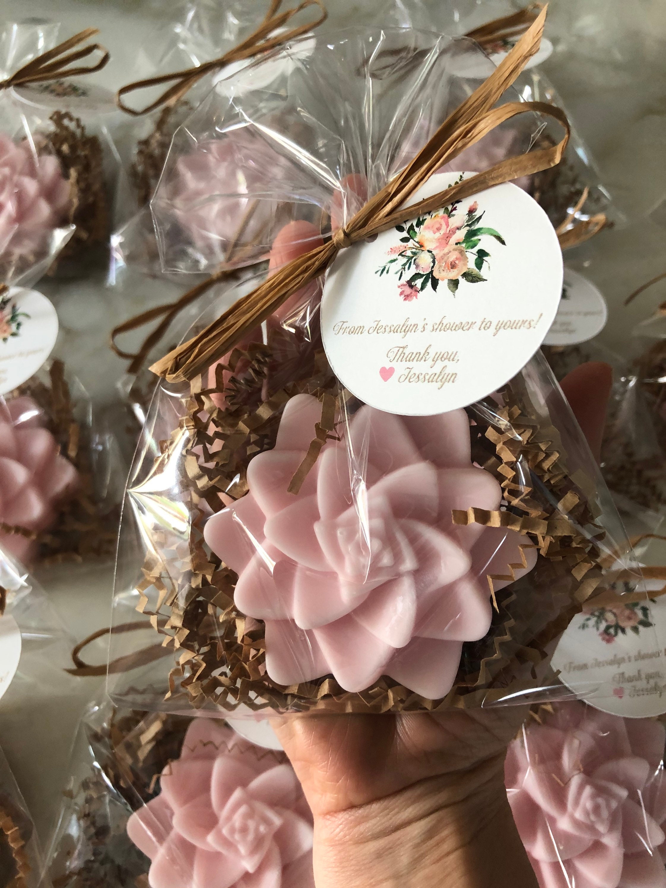 Succulent Soap Favors, wedding favors, Bridal Shower Favors, Baby Shower favors, succulent soaps,bridal soap favors
