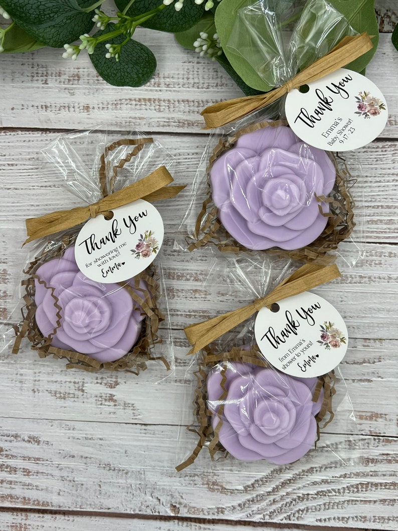 Rose Soap Favors for Bridal Shower Favors Baby Shower Favors Etsy
