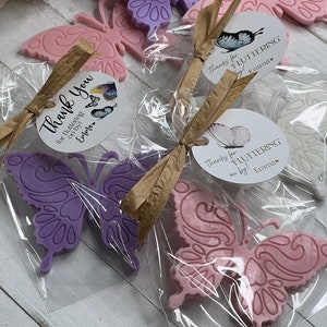 Butterfly Soap Favors - bridal shower soap favors, baby shower soap favors, girl baby shower butterfly soap favors