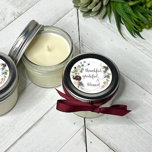 6 Candle Holiday Favors| Holiday Favors| Holiday Wedding Candle Favors| Candle Favors