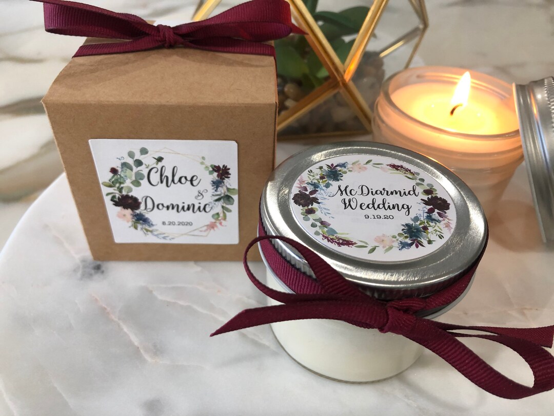 Bulk Candle Favors Personalized Candles for Candle Wedding Favors, Sox ...